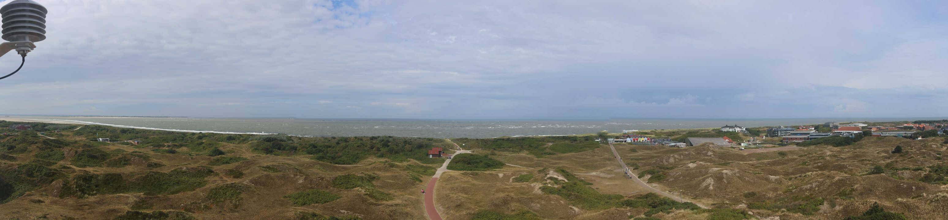 Archiv Foto Webcam Panoramablick über den Badestrand Langeoog