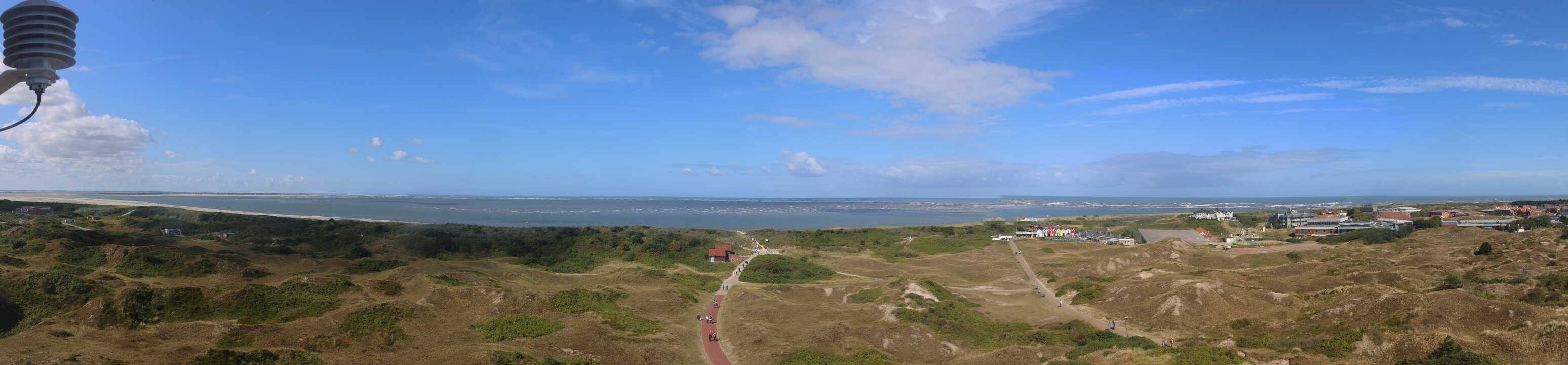 Archiv Foto Webcam Panoramablick über den Badestrand Langeoog