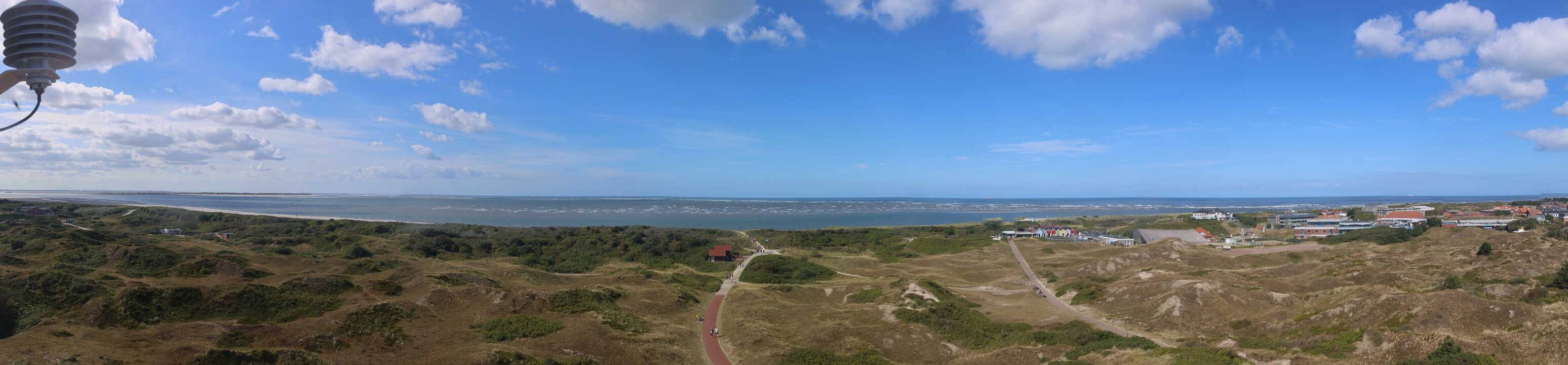 Archiv Foto Webcam Panoramablick über den Badestrand Langeoog