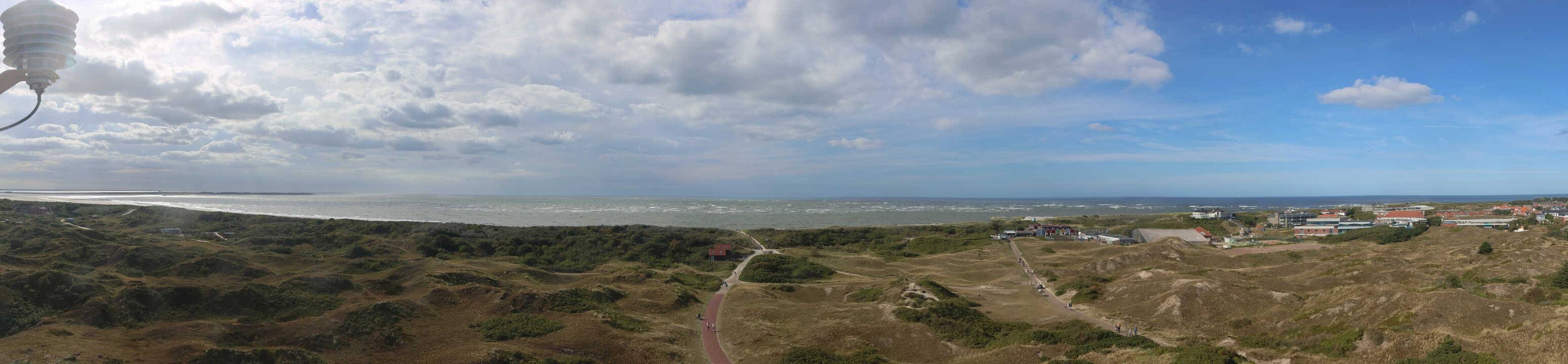 Archiv Foto Webcam Panoramablick über den Badestrand Langeoog