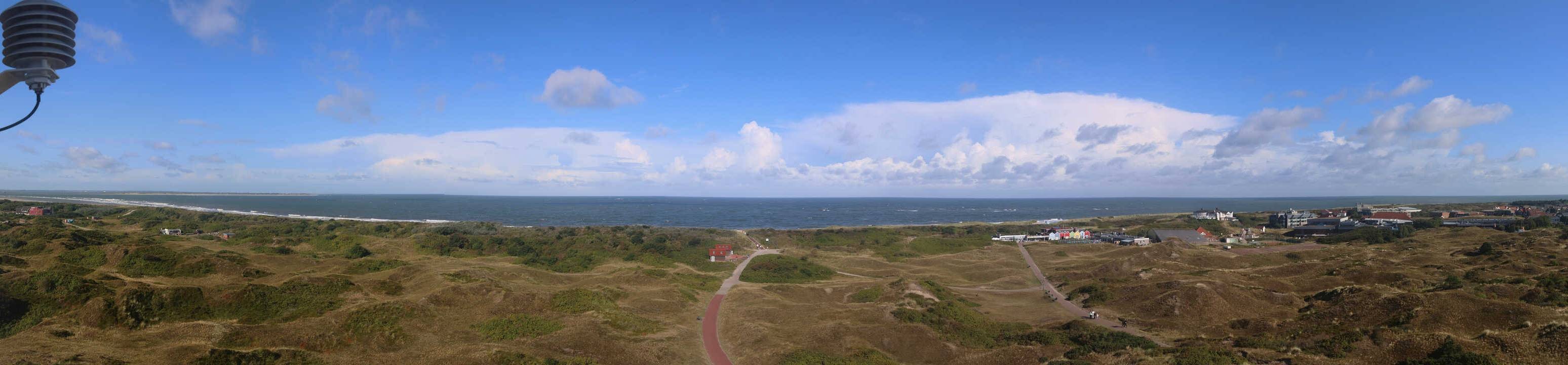 Archiv Foto Webcam Panoramablick über den Badestrand Langeoog