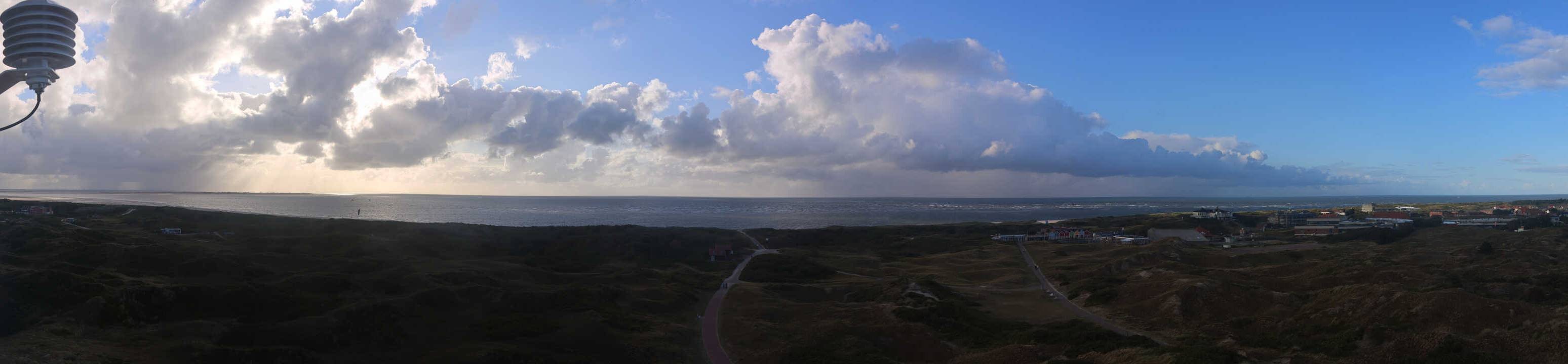 Archiv Foto Webcam Panoramablick über den Badestrand Langeoog