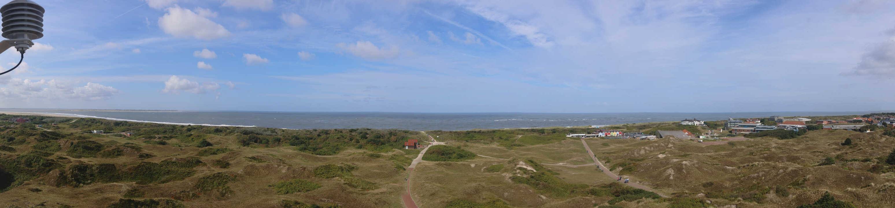Archiv Foto Webcam Panoramablick über den Badestrand Langeoog