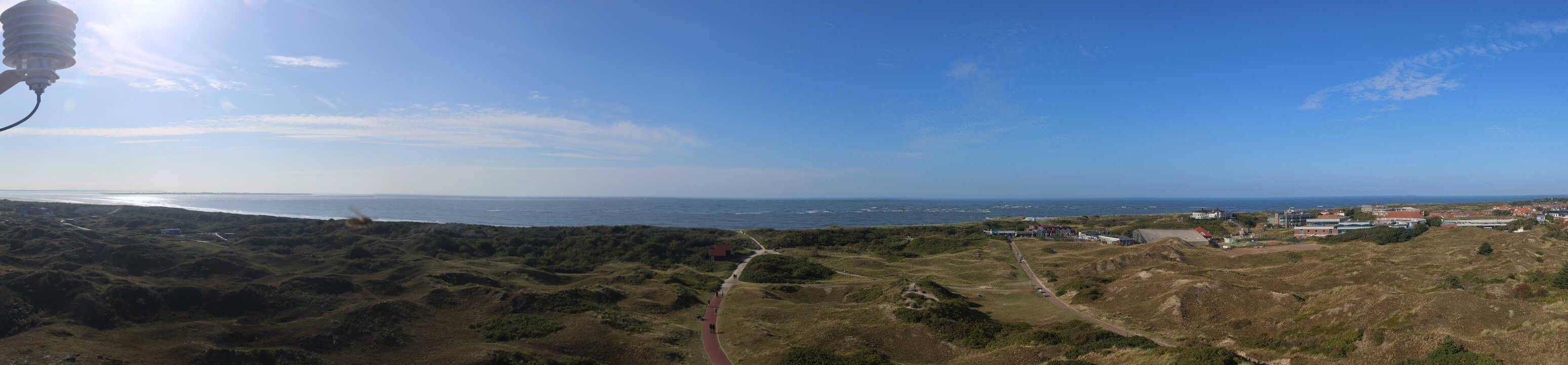 Archiv Foto Webcam Panoramablick über den Badestrand Langeoog