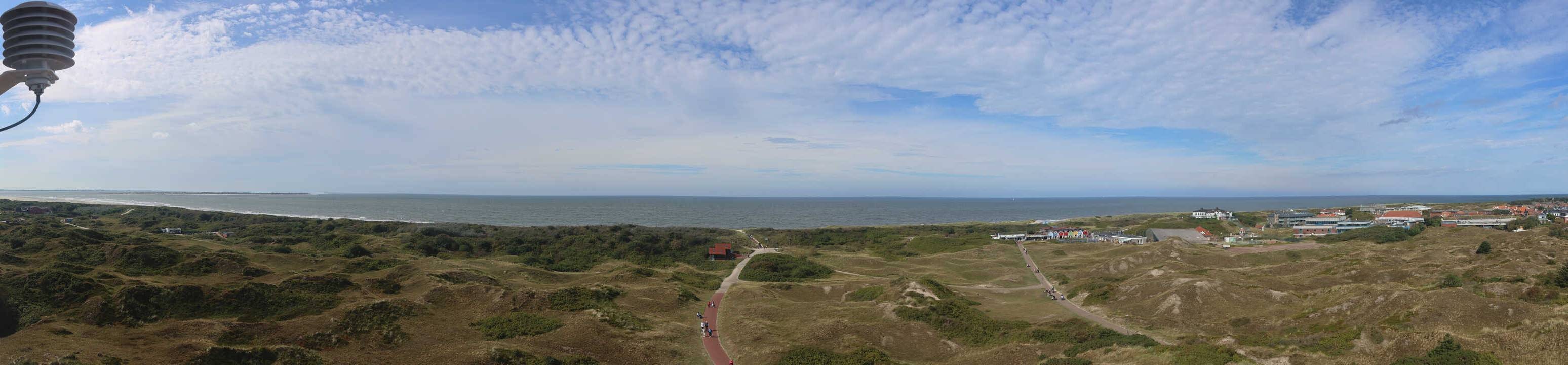Archiv Foto Webcam Panoramablick über den Badestrand Langeoog