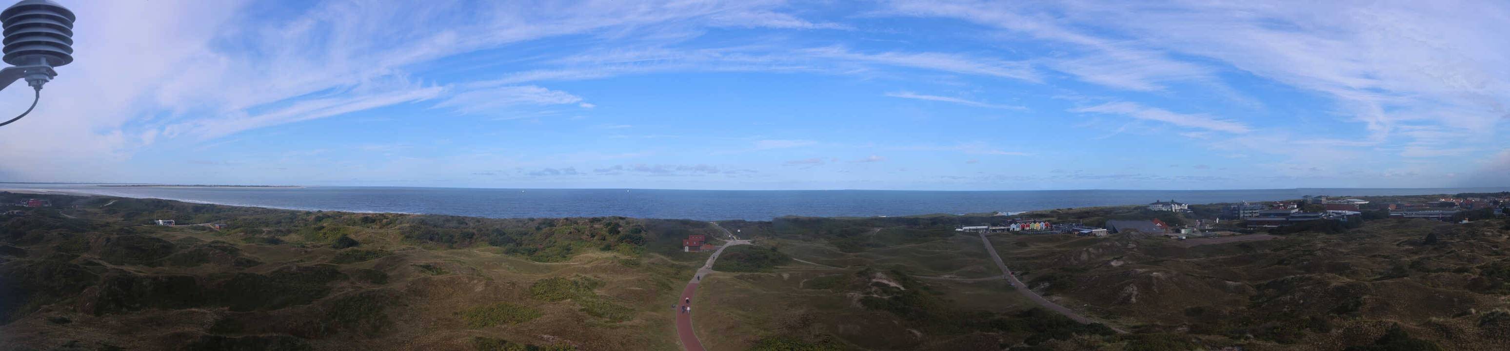 Archiv Foto Webcam Panoramablick über den Badestrand Langeoog