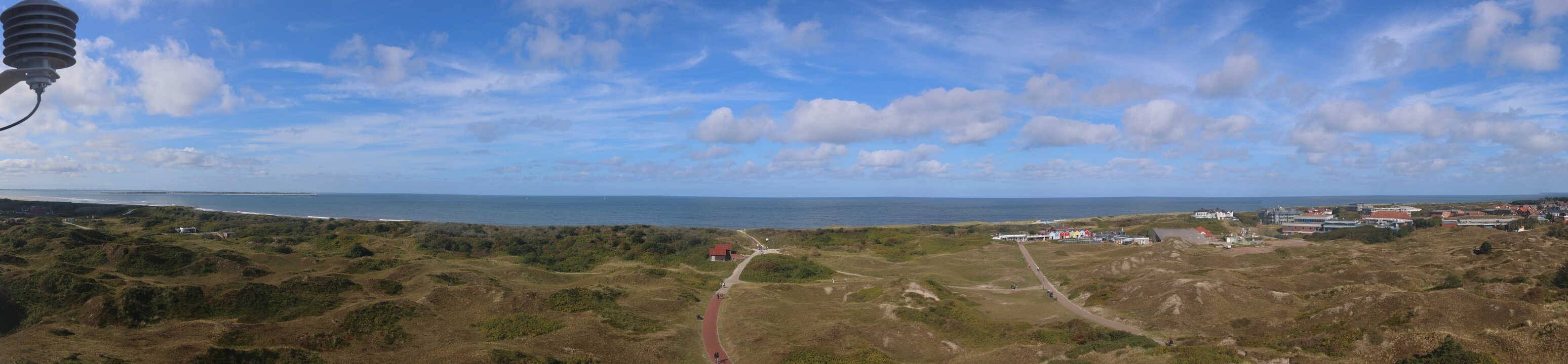 Archiv Foto Webcam Panoramablick über den Badestrand Langeoog