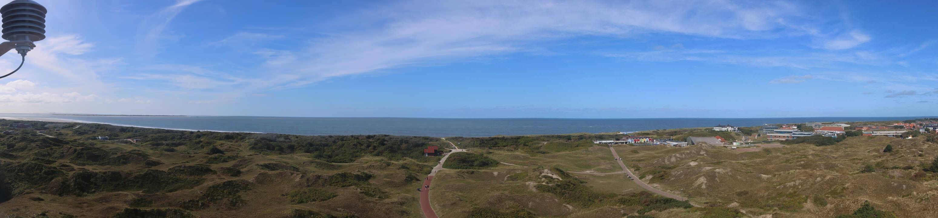 Archiv Foto Webcam Panoramablick über den Badestrand Langeoog