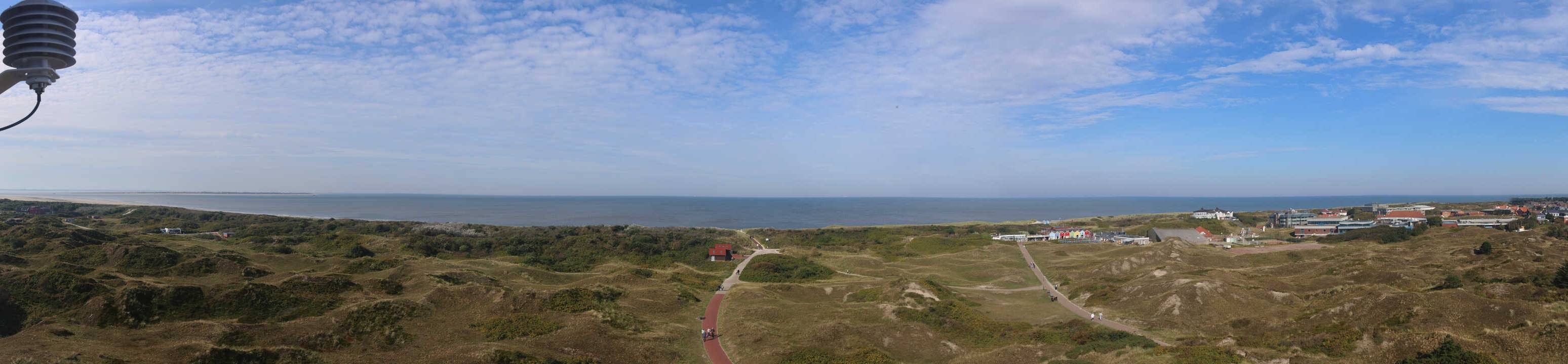 Archiv Foto Webcam Panoramablick über den Badestrand Langeoog