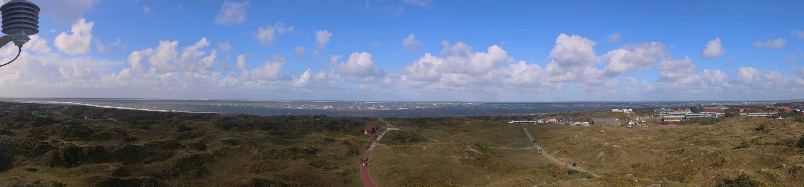 Archiv Foto Webcam Panoramablick über den Badestrand Langeoog