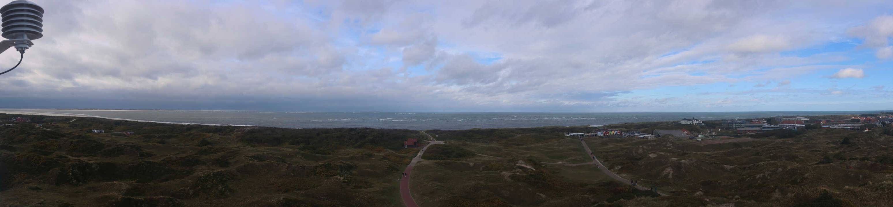 Archiv Foto Webcam Panoramablick über den Badestrand Langeoog