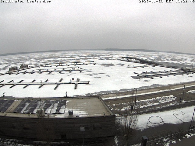 Archiv Foto Webcam Blick auf den Stadthafen und den Senftenberger See