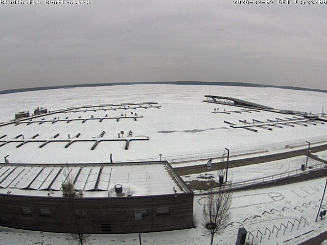Archiv Foto Webcam Blick auf den Stadthafen und den Senftenberger See