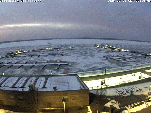 Archiv Foto Webcam Blick auf den Stadthafen und den Senftenberger See