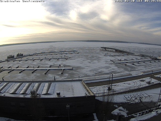 Archiv Foto Webcam Blick auf den Stadthafen und den Senftenberger See