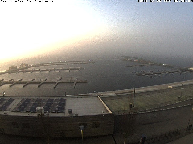 Archiv Foto Webcam Blick auf den Stadthafen und den Senftenberger See