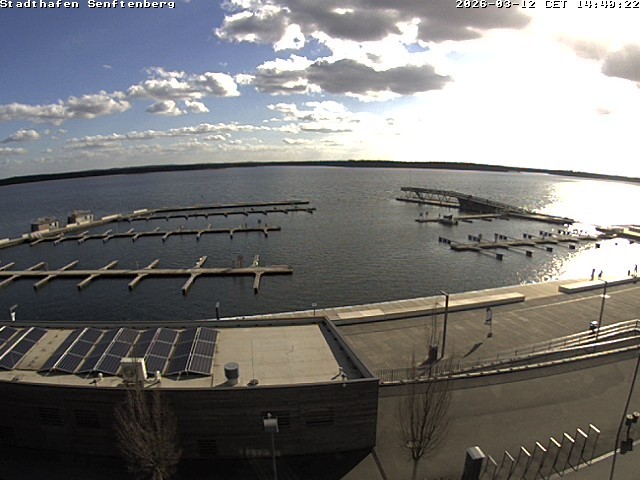 Archived image Webcam Senftenberger See - Lusatian Lakeland
