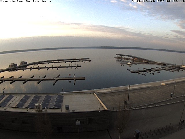 Archiv Foto Webcam Blick auf den Stadthafen und den Senftenberger See