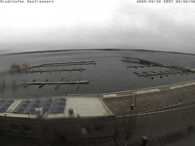 Archiv Foto Webcam Blick auf den Stadthafen und den Senftenberger See