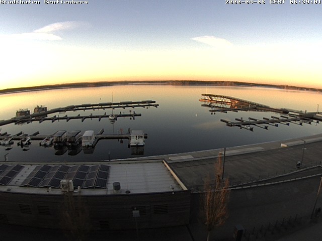 Archiv Foto Webcam Blick auf den Stadthafen und den Senftenberger See