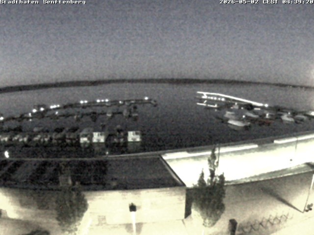 Archiv Foto Webcam Blick auf den Stadthafen und den Senftenberger See