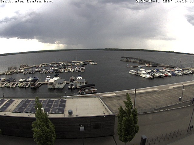 Archived image Webcam Senftenberger See - Lusatian Lakeland