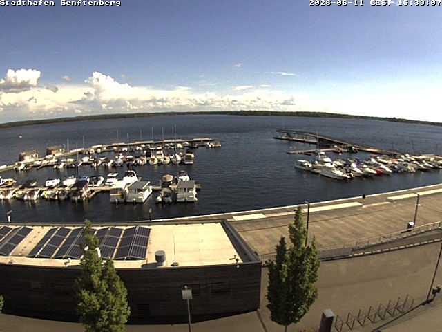 Archived image Webcam Senftenberger See - Lusatian Lakeland