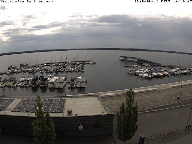 Archiv Foto Webcam Blick auf den Stadthafen und den Senftenberger See