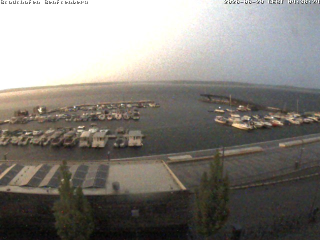 Archiv Foto Webcam Blick auf den Stadthafen und den Senftenberger See