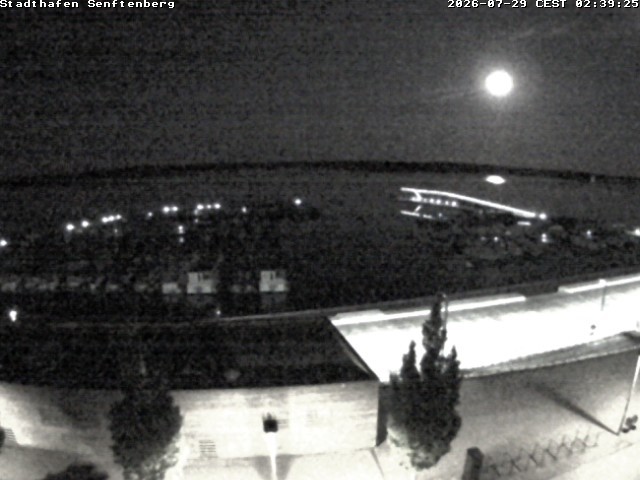 Archiv Foto Webcam Blick auf den Stadthafen und den Senftenberger See