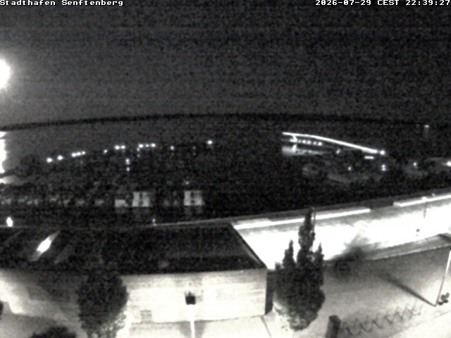 Archiv Foto Webcam Blick auf den Stadthafen und den Senftenberger See