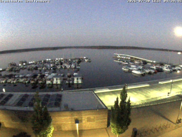 Archiv Foto Webcam Blick auf den Stadthafen und den Senftenberger See