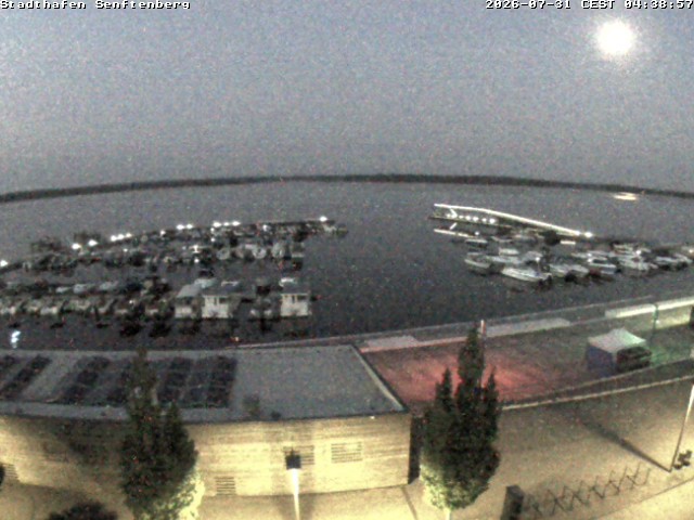 Archiv Foto Webcam Blick auf den Stadthafen und den Senftenberger See