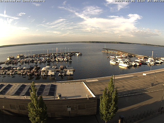 Archived image Webcam Senftenberger See - Lusatian Lakeland