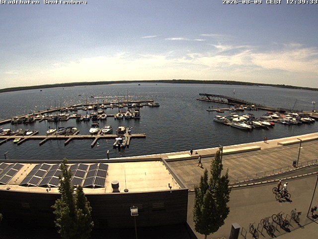 Archived image Webcam Senftenberger See - Lusatian Lakeland