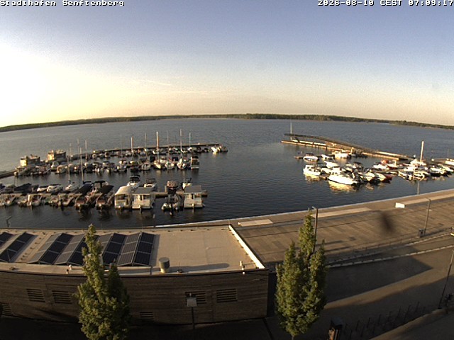 Archived image Webcam Senftenberger See - Lusatian Lakeland