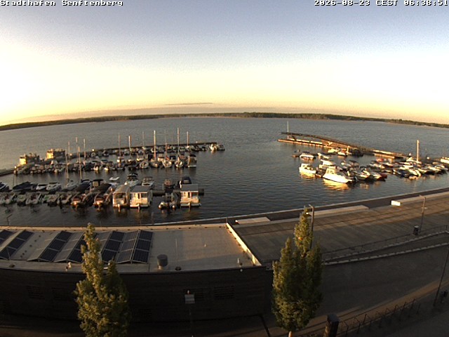 Archiv Foto Webcam Blick auf den Stadthafen und den Senftenberger See