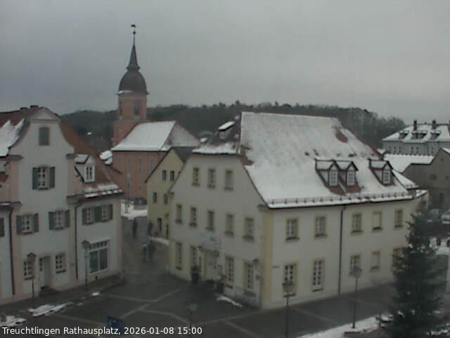 Archiv Foto Webcam Treuchtlingen Rathausplatz