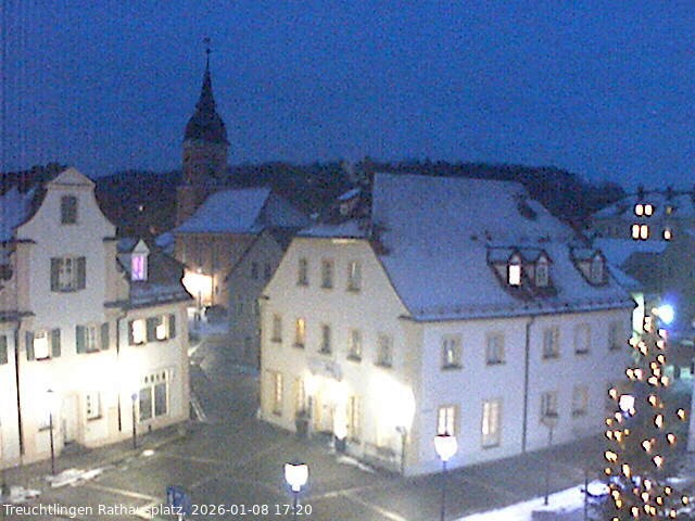 Archiv Foto Webcam Treuchtlingen Rathausplatz