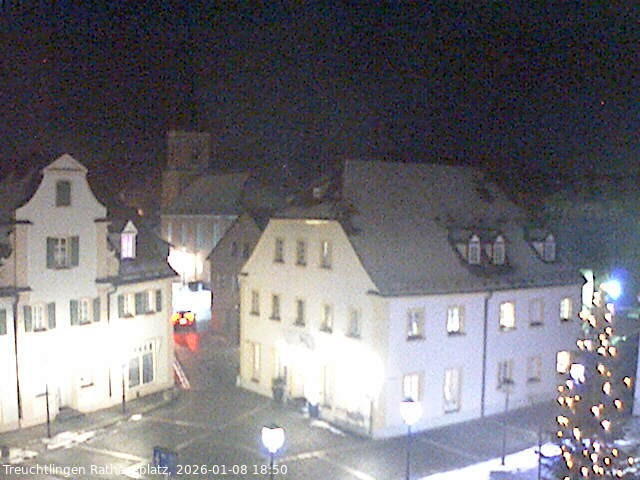 Archiv Foto Webcam Treuchtlingen Rathausplatz