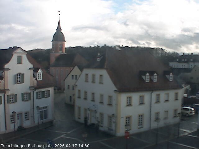 Archiv Foto Webcam Treuchtlingen Rathausplatz
