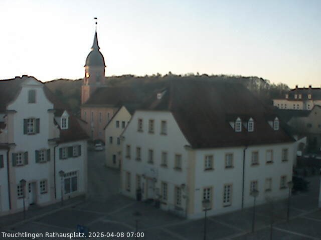 Archiv Foto Webcam Treuchtlingen Rathausplatz