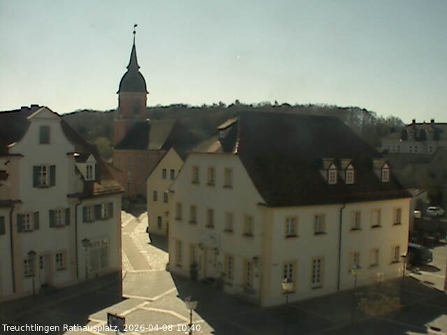 Archiv Foto Webcam Treuchtlingen Rathausplatz