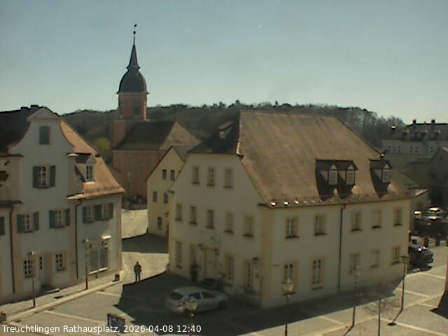 Archiv Foto Webcam Treuchtlingen Rathausplatz