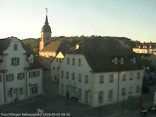 Archiv Foto Webcam Treuchtlingen Rathausplatz
