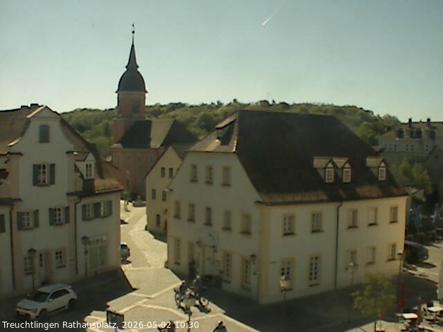 Archiv Foto Webcam Treuchtlingen Rathausplatz