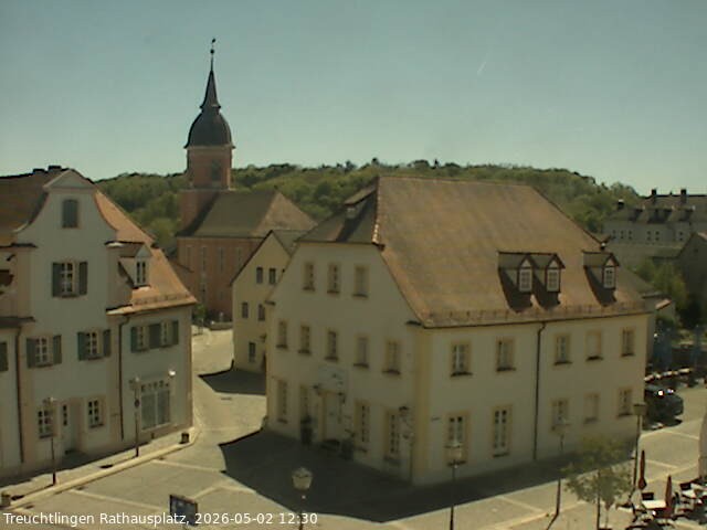 Archiv Foto Webcam Treuchtlingen Rathausplatz