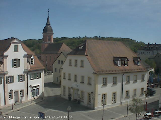 Archiv Foto Webcam Treuchtlingen Rathausplatz