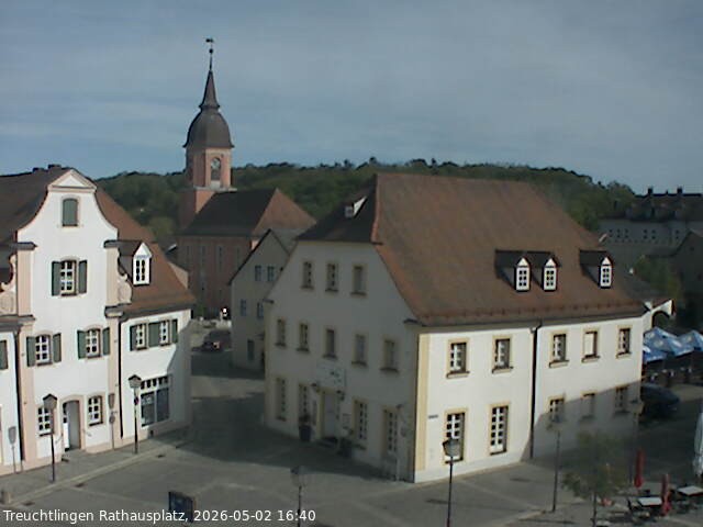 Archiv Foto Webcam Treuchtlingen Rathausplatz