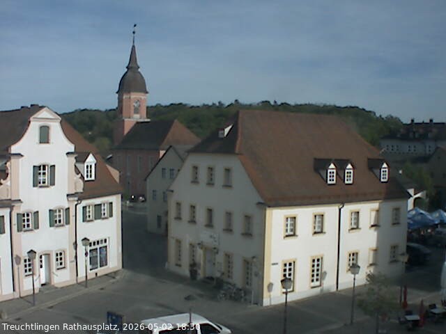 Archiv Foto Webcam Treuchtlingen Rathausplatz